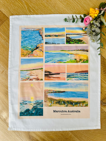 Maroubra Tea Towel