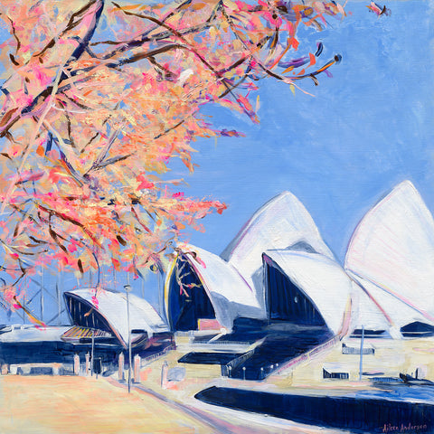Sydney Opera House Painting by Aileen Anderson (copyright)