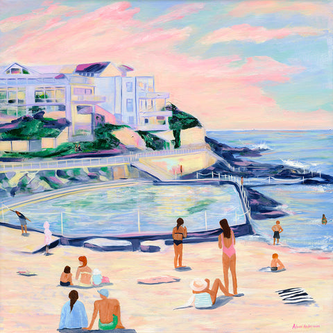 North Bondi Pastels by Aileen Anderson (copyright)