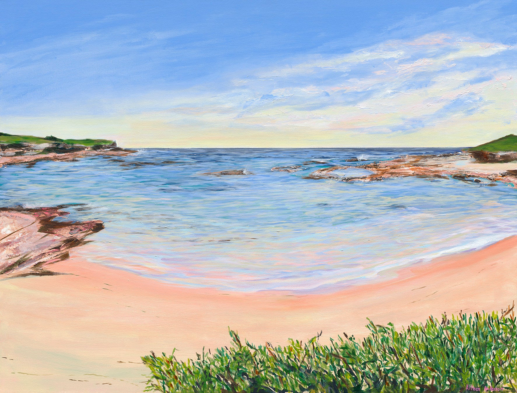 'Little Bay Blue' Limited Edition Fine Art Print (Unframed)
