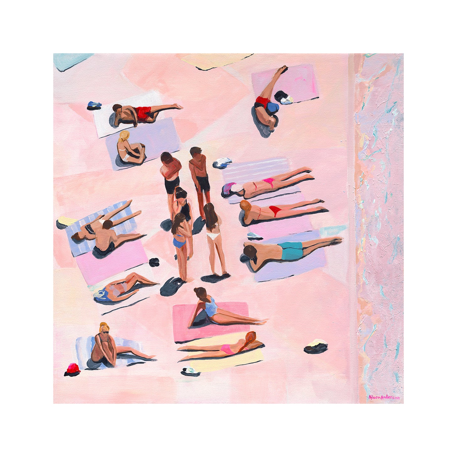 ‘Sunbakers' Limited Edition Fine Art Print (Unframed)