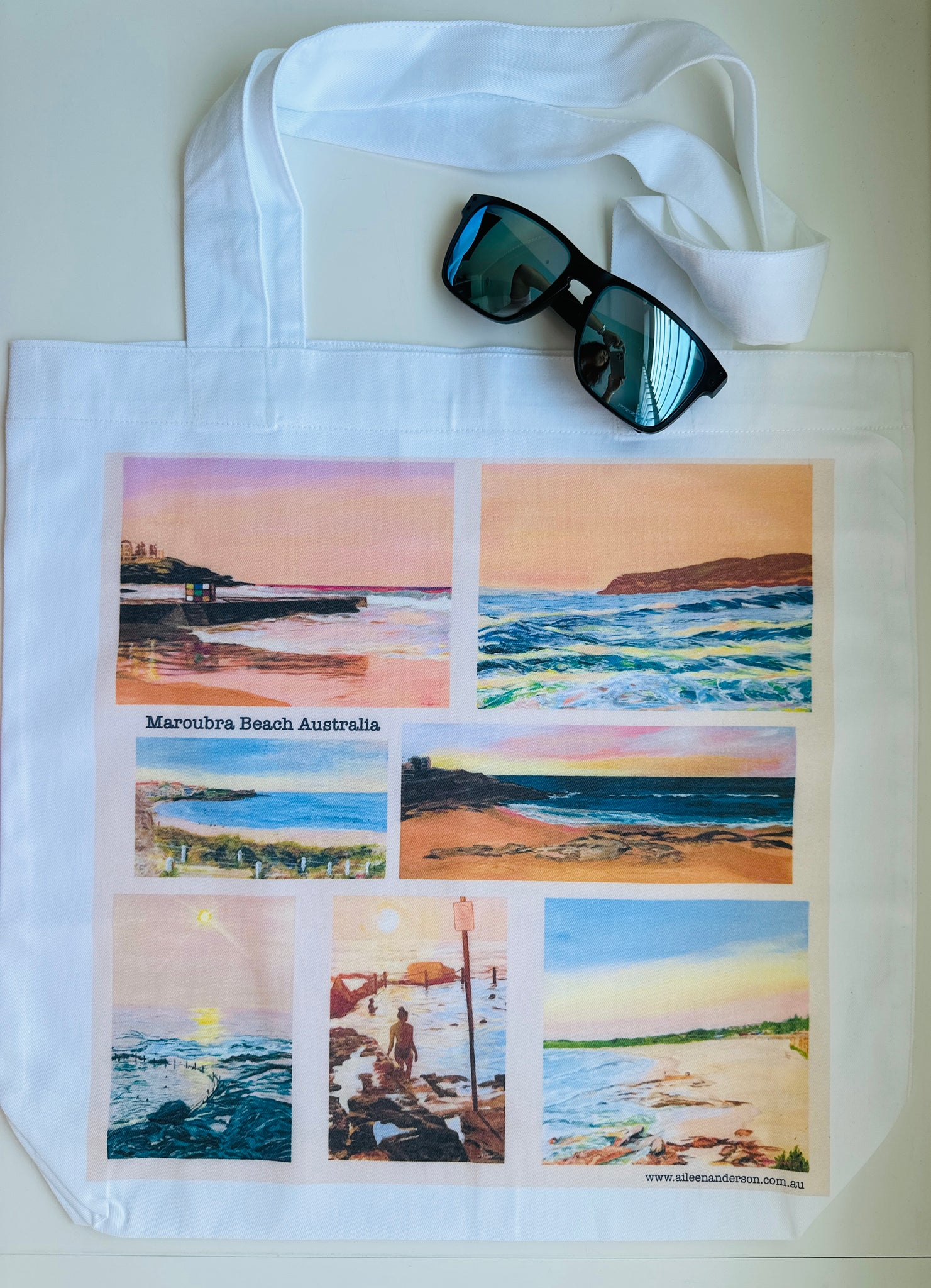 Maroubra Postcard Tote Bag