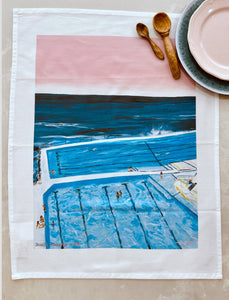 Bondi Icebergs Tea Towel