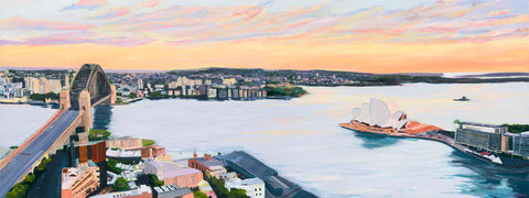 A Sydney Harbour View by Aileen Anderson (copyright)