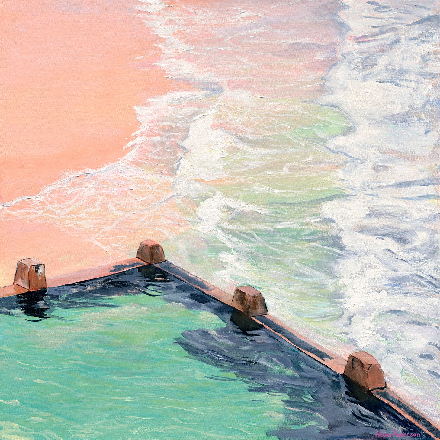 'Coogee Blush' Limited Edition Fine Art Print (Unframed)