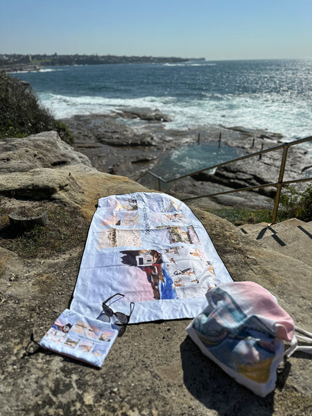 Coogee Beach Towel by Aileen Anderson