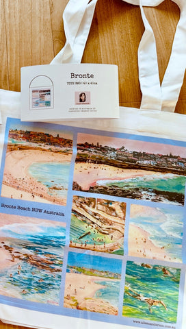 Bronte Postcard Tote Bag