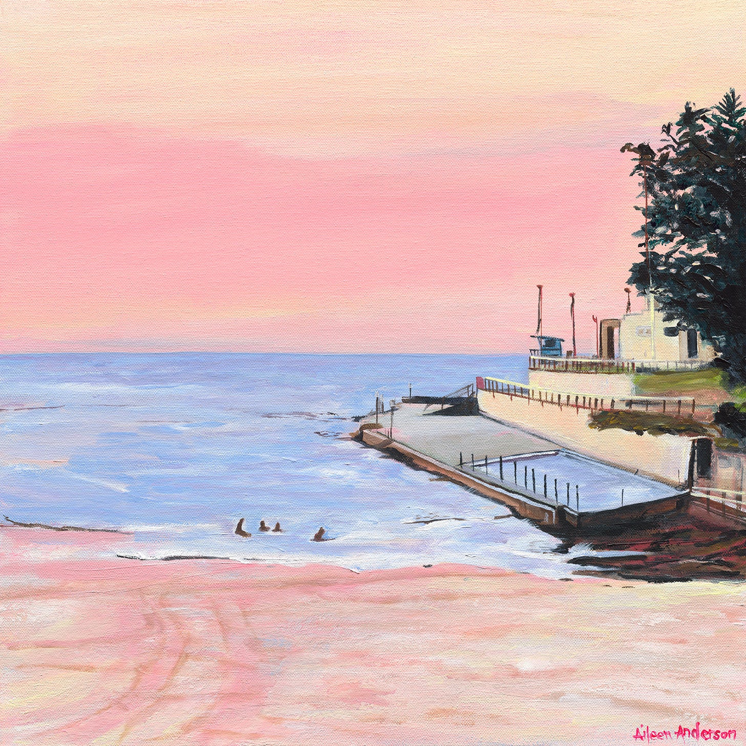 ‘Clovelly Corner’ Limited Edition Fine Art Print by Aileen Anderson (copyright)