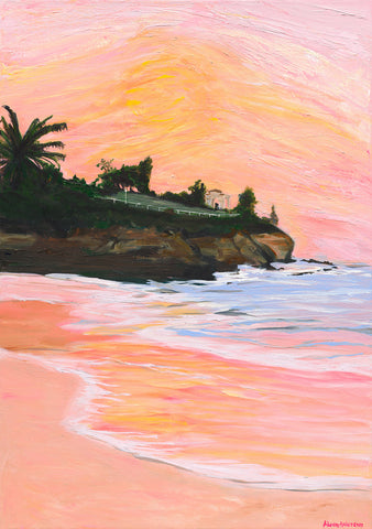 Coogee Painting by Aileen Anderson 