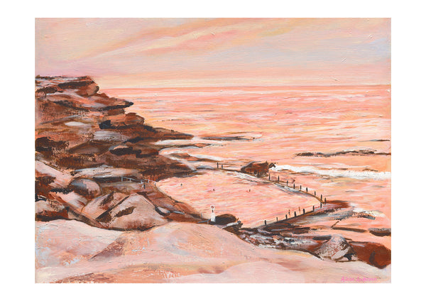 ‘Mahon Morning Blush' Limited Edition Fine Art Print (Unframed)