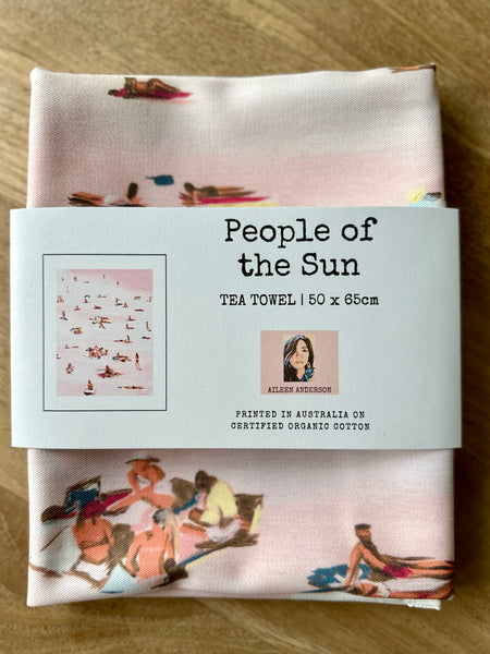 People of the Sun Tea Towel