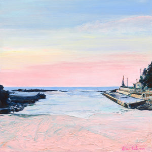 Clovelly Beach Painting, Clovelly Tuesday by Aileen Anderson 