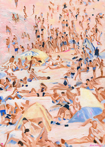 'Busy Beach Bods' by Aileen Anderson (copyright)