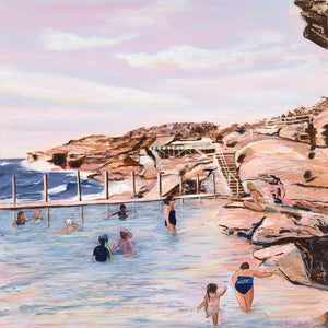 McIver's Ladies Baths Painting by Aileen Anderson (copyright)