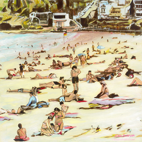 Sunshine Sands on Coogee Beach - Limited Edition Fine Art Print (Unframed)