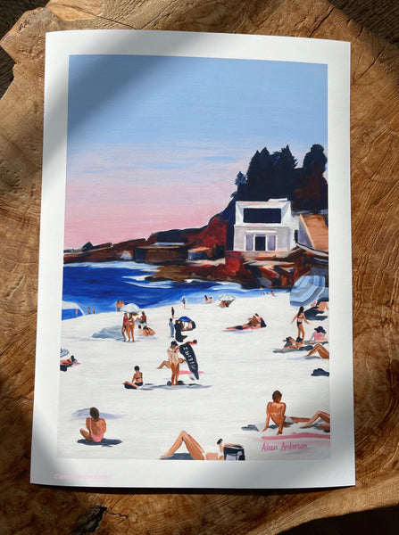 'A Balmy Coogee Afternoon' Limited Edition Fine Art Print (Unframed)