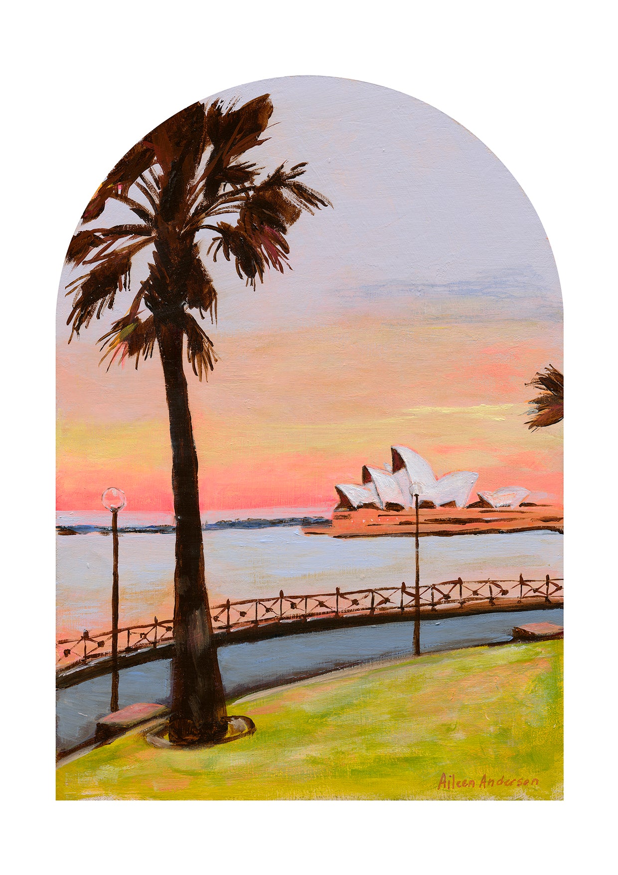 Sydney Opera House Painting by Aileen Anderson (copyright)