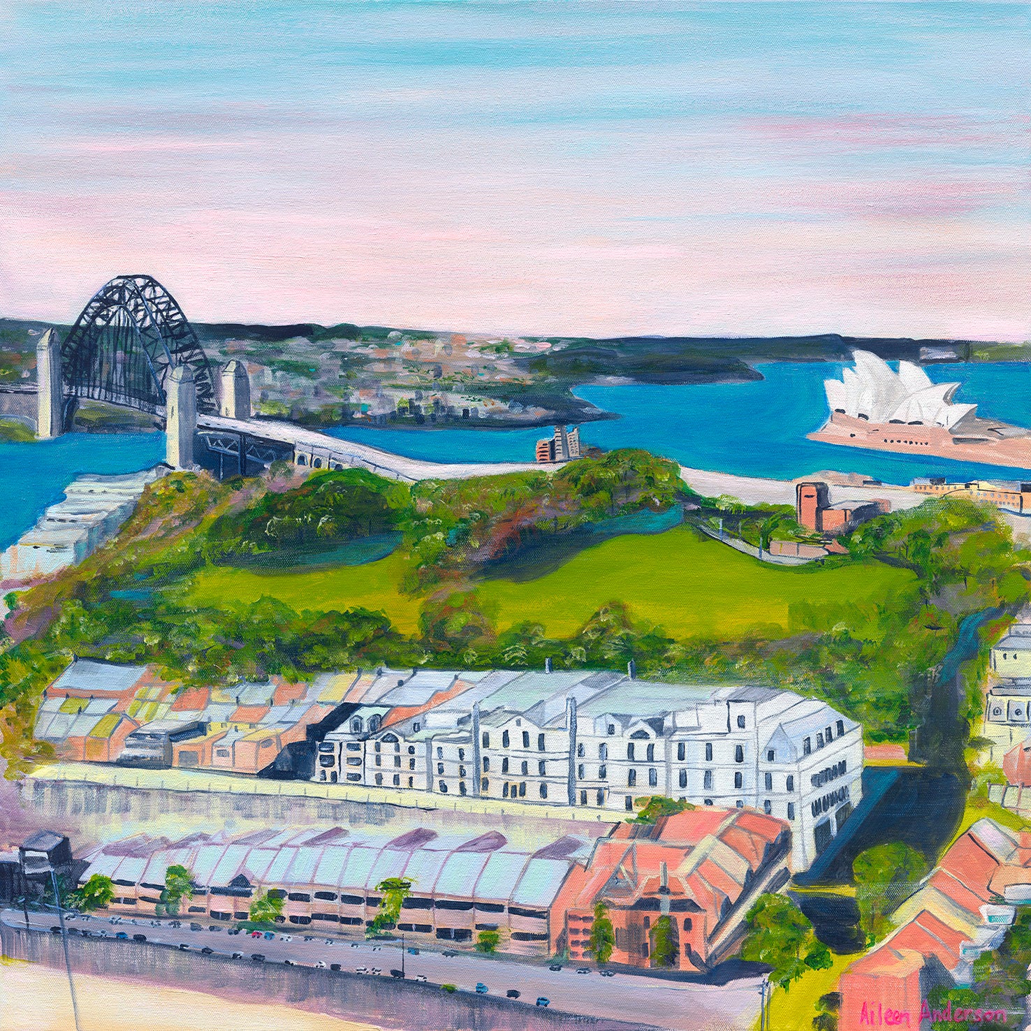 'Sydney Hopes' Painting by Aileen Anderson  (c)2021
