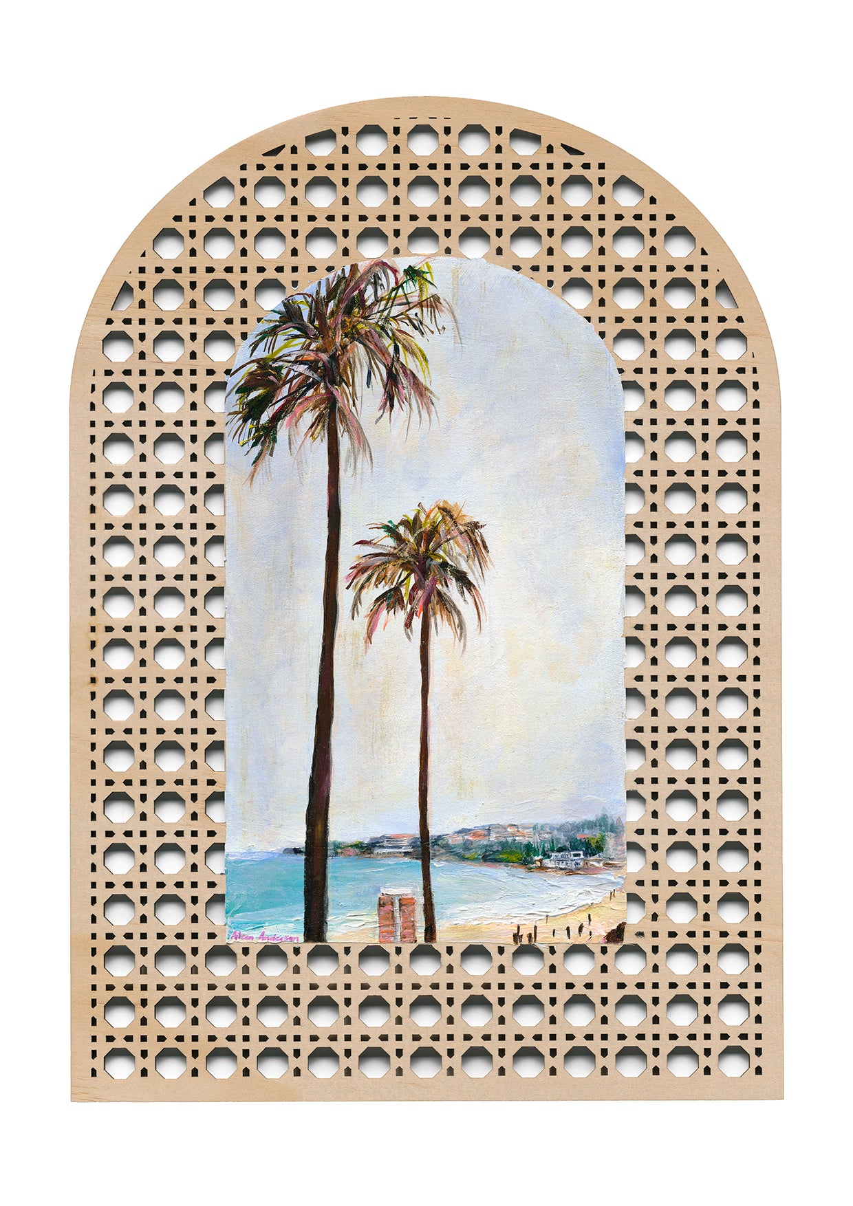 'Two Palms, Coogee Beach' Limited Edition Fine Art Print (Unframed)